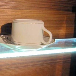 Aluminium LED Profile - For Edge Lighting Glass and Acrylic Shelves